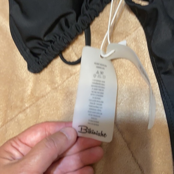 Bikinishe one Piece black bikini style Swim Suit - Picture 6 of 11